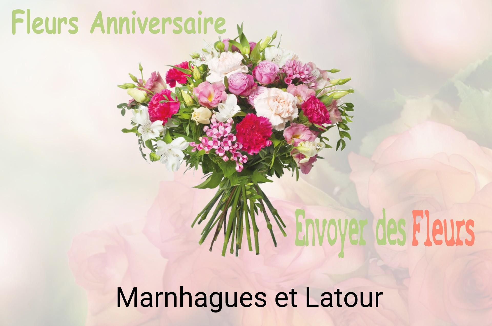 Bouquet de fleurs d’anniversaire livré à Marnhagues-et-Latour