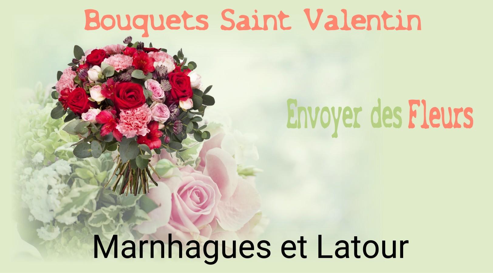 Roses de Saint-Valentin livrées à Marnhagues-et-Latour